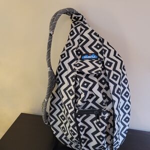 KAVU Black and White Sling Bag